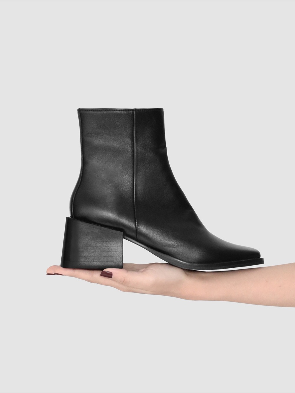 Square Toe Boots Pelica Leather Size 7